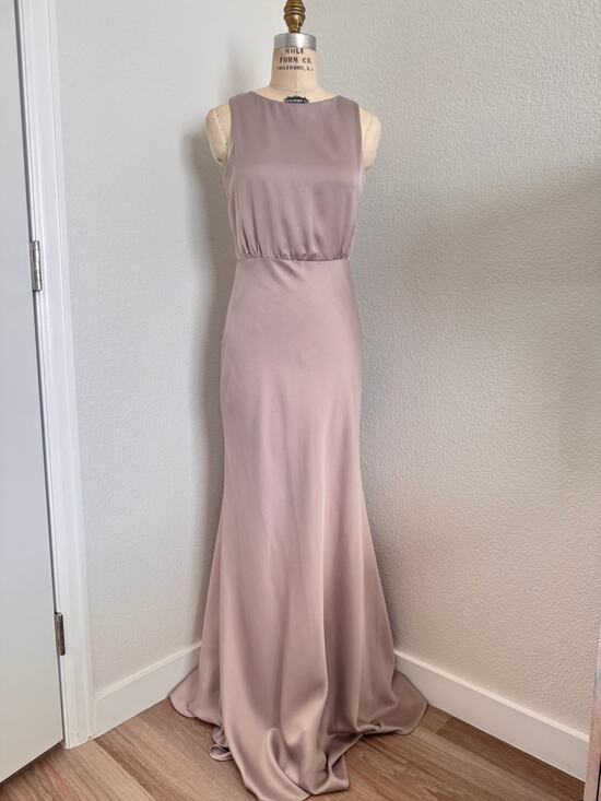 BHLDN X Free People Dresses & Skirts - BHLDN Free People | Dove Grey Bias Cut Maxi Slip Dress size 6